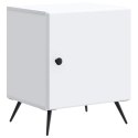 VidaXL Szafka Nocna Biały 43 x 34,5 x 50 cm Drewno inżynieryjne