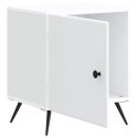 VidaXL Szafka Nocna Biały 43 x 34,5 x 50 cm Drewno inżynieryjne