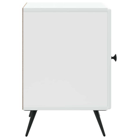VidaXL Szafka Nocna Biały 43 x 34,5 x 50 cm Drewno inżynieryjne