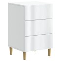 VidaXL Szafka Nocna Biały 43 x 41 x 66,5 cm Drewno inżynieryjne