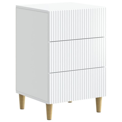 VidaXL Szafka Nocna Biały 43 x 41 x 66,5 cm Drewno inżynieryjne