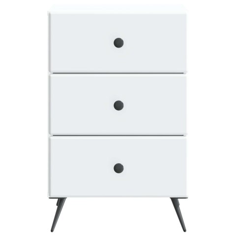 VidaXL Szafka Nocna Biały 43 x 41 x 66,5 cm Drewno inżynieryjne