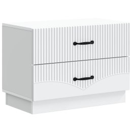 VidaXL Szafka Nocna Biały 62 x 34,5 x 44,5 cm Drewno inżynieryjne