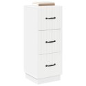 VidaXL Szafka z Szufladami Biały 33 x 34,5 x 87 cm Drewno inżynieryjne