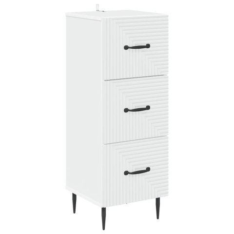 VidaXL Szafka z Szufladami Biały 33 x 34,5 x 89,5 cm