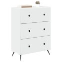 VidaXL Szafka z Szufladami Biały 66 x 34,5 x 90 cm Drewno inżynieryjne