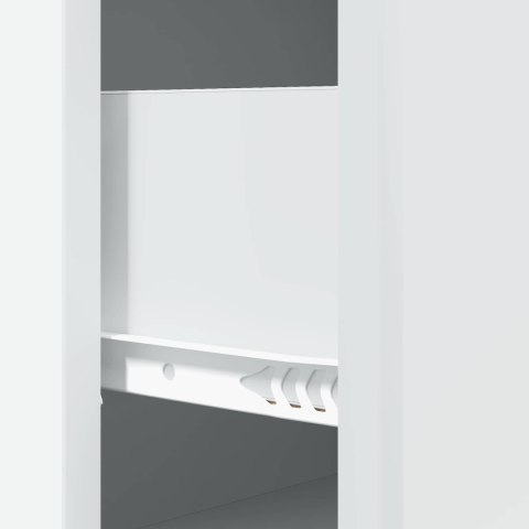 VidaXL Szafka z Szufladami Biały 66 x 34,5 x 90 cm Drewno inżynieryjne