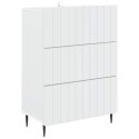 VidaXL Szafka z Szufladami Biały 66 x 34,5 x 92 cm Drewno inżynieryjne