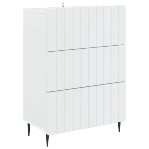 VidaXL Szafka z Szufladami Biały 66 x 34,5 x 92 cm Drewno inżynieryjne
