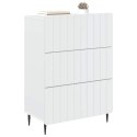 VidaXL Szafka z Szufladami Biały 66 x 34,5 x 92 cm Drewno inżynieryjne