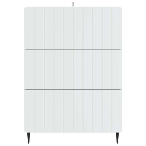 VidaXL Szafka z Szufladami Biały 66 x 34,5 x 92 cm Drewno inżynieryjne