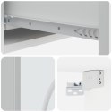 VidaXL Stolik boczny montowany na ścianie Biały 87,5 x 34,5 x 17 cm
