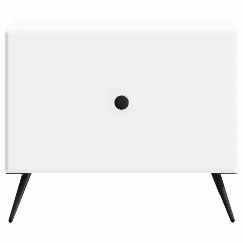 VidaXL Stolik kawowy Biały 49 x 50 x 40 cm Drewno inżynieryjne