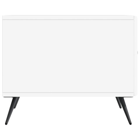 VidaXL Stolik kawowy Biały 49 x 50 x 40 cm Drewno inżynieryjne