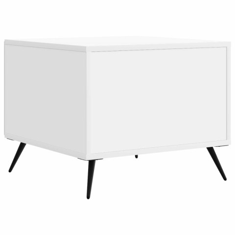 VidaXL Stolik kawowy Biały 49 x 50 x 40 cm Drewno inżynieryjne