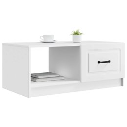 VidaXL Stolik kawowy Biały 90 x 50 x 37 cm Drewno inżynieryjne