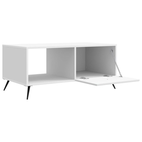 VidaXL Stolik kawowy Biały 90 x 50 x 40 cm Drewno inżynieryjne