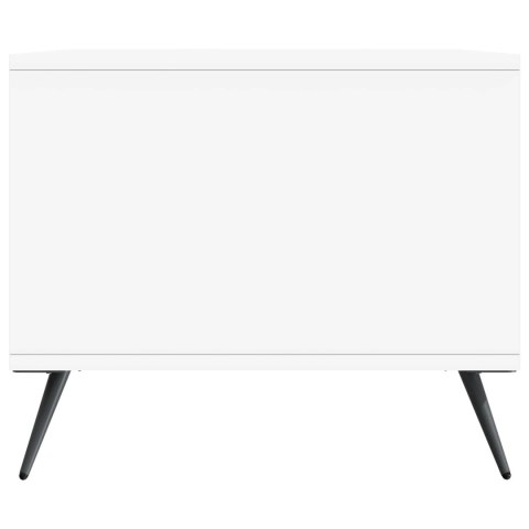 VidaXL Stolik kawowy Biały 90 x 50 x 40 cm Drewno inżynieryjne