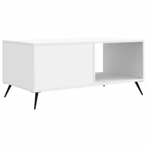VidaXL Stolik kawowy Biały 90 x 50 x 40 cm Drewno inżynieryjne