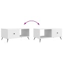 VidaXL Stolik kawowy Biały 90 x 50 x 40 cm Drewno inżynieryjne