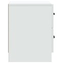 VidaXL Szafka Nocna Biały 43 x 34,5 x 44,5 cm Drewno inżynieryjne