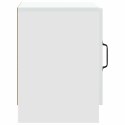 VidaXL Szafka Nocna Biały 43 x 34,5 x 47 cm Drewno inżynieryjne