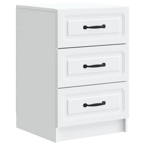 VidaXL Szafka Nocna Biały 43 x 41 x 63,5 cm Drewno inżynieryjne