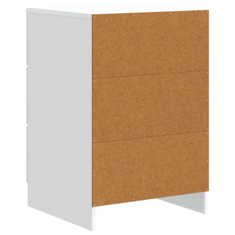 VidaXL Szafka Nocna Biały 43 x 41 x 63,5 cm Drewno inżynieryjne