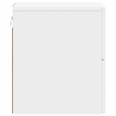 VidaXL Wisząca Szafka Nocna Biały 34,5 x 33 x 40 cm