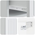 VidaXL Wisząca Szafka Nocna z szufladą Biały 33 x 34,5 x 20 cm