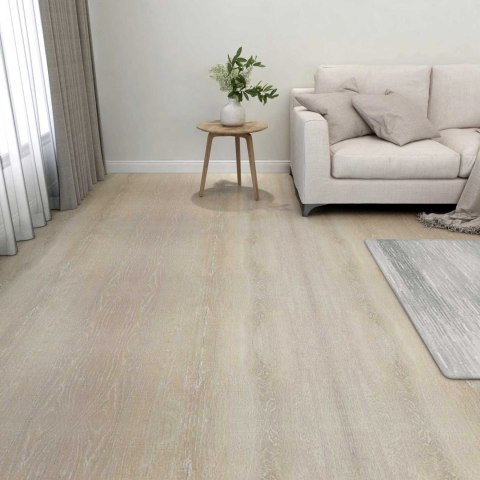 VidaXL Deski podłogowe 55 pcs Beżowy 5,11 m² PVC