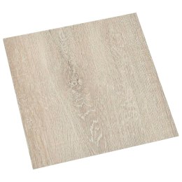 VidaXL Deski podłogowe 55 pcs Beżowy 5,11 m² PVC