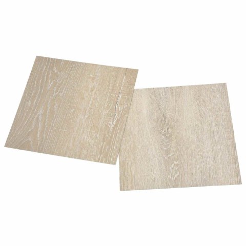VidaXL Deski podłogowe 55 pcs Beżowy 5,11 m² PVC