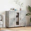 VidaXL Drewniana szafka Betonowy szary 88,5 x 30,5 x 73 cm