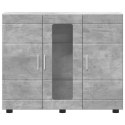VidaXL Drewniana szafka Betonowy szary 88,5 x 30,5 x 73 cm
