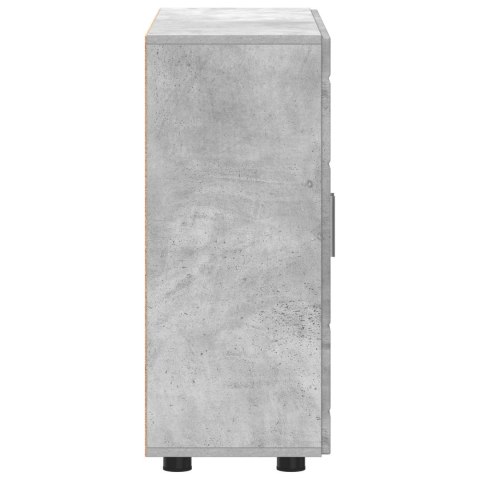 VidaXL Drewniana szafka Betonowy szary 88,5 x 30,5 x 73 cm