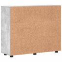 VidaXL Drewniana szafka Betonowy szary 88,5 x 30,5 x 73 cm