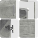 VidaXL Drewniana szafka Betonowy szary 88,5 x 30,5 x 73 cm