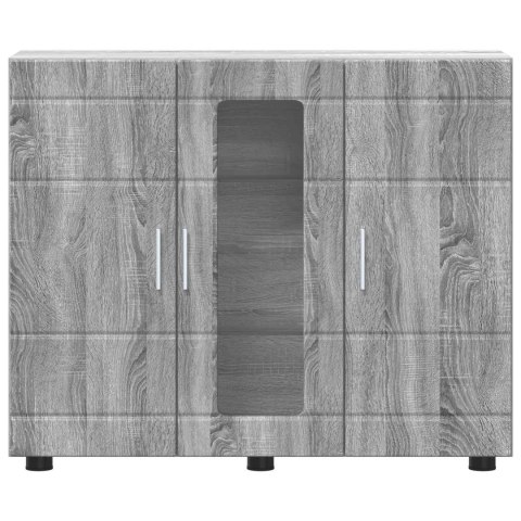 VidaXL Drewniana szafka Szary Sonoma 88,5 x 30,5 x 73 cm