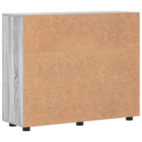 VidaXL Drewniana szafka Szary Sonoma 88,5 x 30,5 x 73 cm