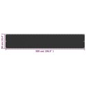 VidaXL Parawan balkonowy, antracytowy, 90x500 cm, HDPE