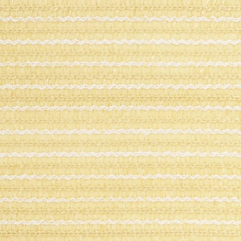 VidaXL Parawan balkonowy, beżowy, 90x500 cm, HDPE