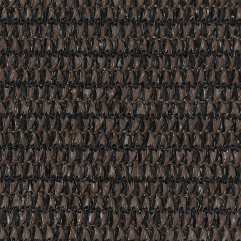VidaXL Parawan balkonowy, brązowy, 75x300 cm, HDPE
