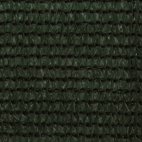 VidaXL Parawan balkonowy, ciemnozielony, 75x600 cm, HDPE