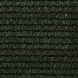 VidaXL Parawan balkonowy, ciemnozielony, 90x600 cm, HDPE