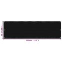 VidaXL Parawan balkonowy, czarny, 90x300 cm, HDPE
