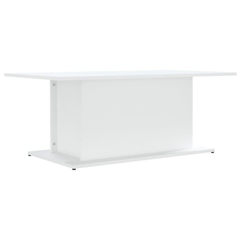VidaXL Stolik kawowy, biały, 102x55,5x40 cm, materiał drewnopochodny