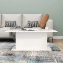 VidaXL Stolik kawowy, biały, 102x55,5x40 cm, materiał drewnopochodny