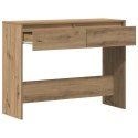 VidaXL Stolik konsolowy, dąb artisan, 100x35x76,5 cm
