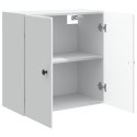 VidaXL Szafka ścienna Biały 59 x 31 x 60 cm Drewno inżynieryjne